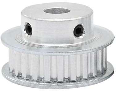 1pc 24 Zähne Pulley Räder XL Pitch 5,08 Mm Trapez Zahn Bohrung 6-15 Mm Zahnriemen Breite 10/15mm Aluminium Pulley XL24T 24 Zähne(10 mm,1pcBelt Width 15 mm)