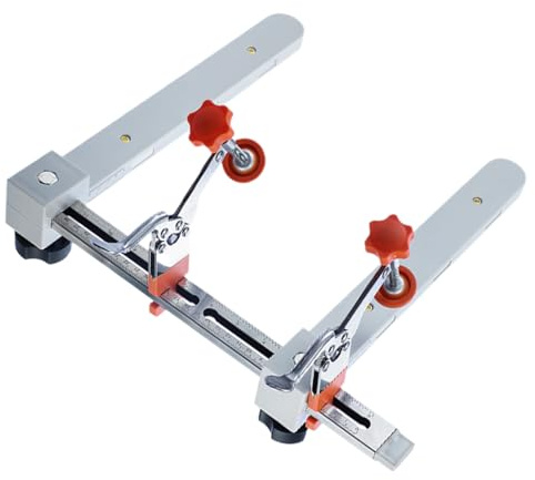 Kit de abrazadera para instalación de correderas de cajón - Abrazadera de precisión ajustable con palanca y riel de brazo magnético | Punzón de instalación, guía de riel deslizante de de acer