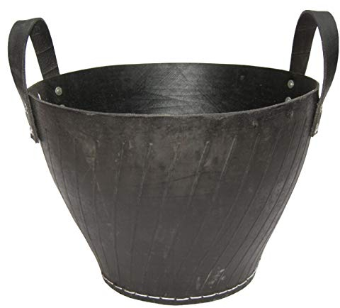 BENTA 99170 Panier à bûches en caoutchouc 36 x 41 cm Noir