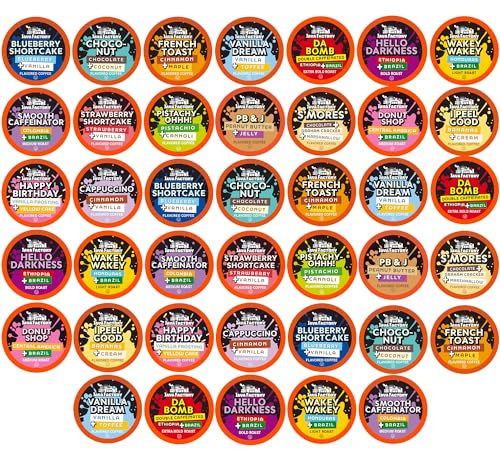 Java Factory Assorted Variety Pack Coffee Pods Compatible with Keurig Coffee Machine, 40 Count