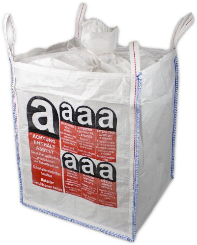 10er Set, Big Bag Asbest, 90x90x110 cm