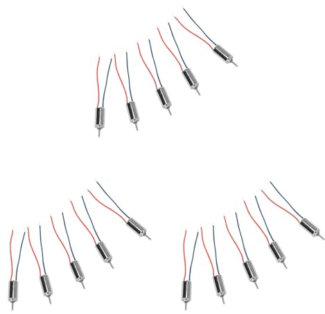 5 Pezzi Motore DC 4.5V 32250 RPM, Micro Motore Senza Spazzole per Modellino Giocattolo, Motore Vibrante Mini Sostituzione DC – Ideale per Progetti Fai da Te e Hobby