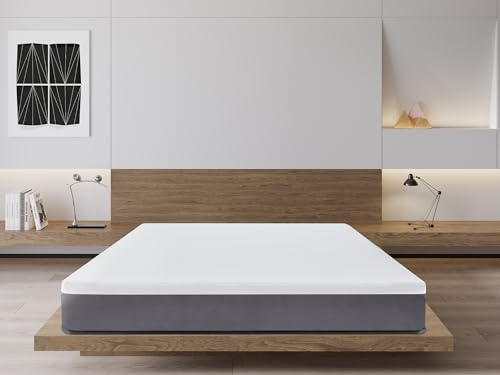 IZTOSS Surmatelas 140x190x4CM Mousse Gel.Doux.Confortable,Respirante