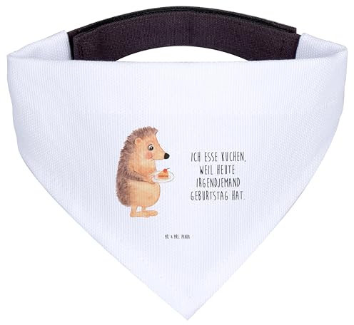 Mr. & Mrs. Panda Hundehalstuch S Igel Kuchenstück - Geschenk, Halstuch, Tuch, Torte, Kleine Hunde, Lustige Sprüche, Kuchen, Essen Spruch, Geburtstagskuchen, Backen