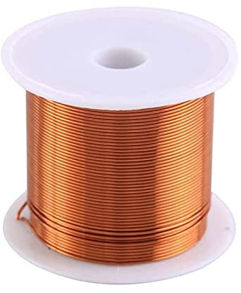 Samnuerly Kupferlackdraht-Wicklungsspule, isolierter Kupferdraht, 500 g/17,6 oz, weit verbreitet in Transformatoren/Induktivitäten, Drahtdurchmesser 0,19 mm