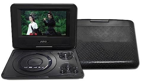 Lettore Dvd mobile ultrasottile da 7 pollici con lettore Evd per auto portatile TV di piccole dimensioni che supporta la riproduzione di più formati,A
