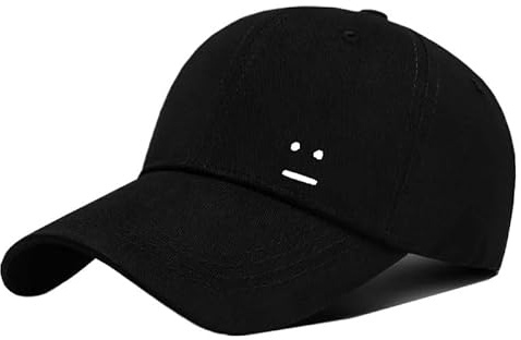 CHRISK 56-58 cm 59-63 cm 63-69 cm Grand Chapeau pour Homme de Grande Taille, Chapeaux Décontractés à Pic Cool, Chapeau Hip Hop pour Homme, Casquettes de Baseball Taille Plus (A2noir, 59-64 CM)