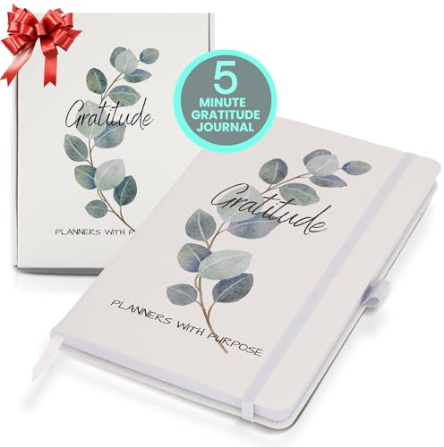 Planners with Purpose Dankbarkeitstagebuch für Frauen – 5-Minuten-Tagebuch für Glück, Positivität, Bestätigung, Inspiration, Manifestation und Selbstpflege – Fünf-Minuten-Tagebuch mit täglichen