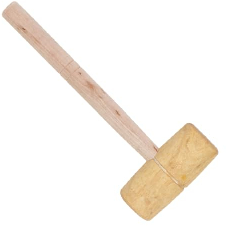 Uonlytech Holzhammer Holzklöppel Kleiner Holzhammer Meißelhammer Für Holzbearbeitung Robust Und Langlebig Kompakte Für Einfachen Transport Und Aufbewahrung Geeignet Für Diverse Arbeiten Von