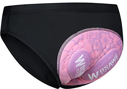 Jemora sous-vêtements de Cyclisme pour Femmes Shorts de vélo rembourrés en Gel VTT Culottes de vélo Undershorts