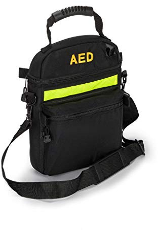 Jipemtra Erste-Hilfe-Tasche AED Medical Bag 1st Aid Bag Leere Rettungsdefibrillator-Tasche First Responder Outdoor-Tasche für den Schutz kritischer Notfälle im Gesundheitswesen (nur Tasche)