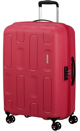 American Tourister Ellipso - Spinner M, Valigia, 68 cm, 64 L, Rosa (Pink Flash)