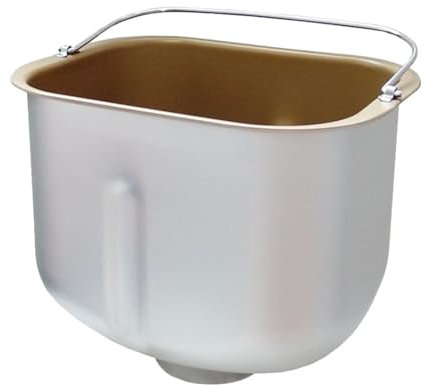 Molde para hacer pan, cubo para hornear para máquina de pan, barril de pan de aleación de aluminio | Accesorios antiadherentes para máquina de pan, bandeja reutilizable para máquina de pan, pieza de
