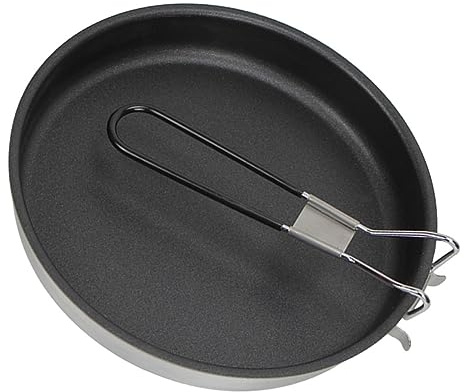 OFFSCH Faltbare Campingpfanne Leichte Unzerbrechliche Bratpfanne Mit Antihaftbeschichtung Für Outdoor-küche Und Campingbedarf