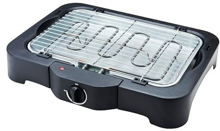 Quest Smokeless Electric BBQ Grill – 2300 W Table‑Top Indoor Grill with Adjustable Thermostat, Cool‑Touch Panel, 36 × 24 cm Plate