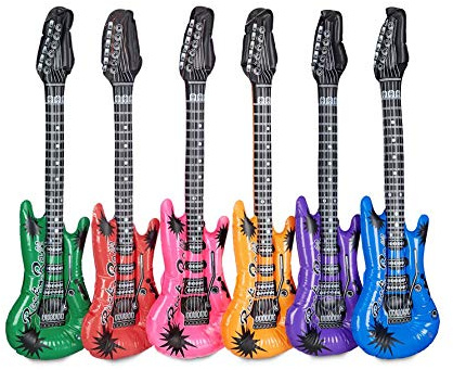 LP Divertissements Guitare Gonflable Rock & Roll Mix 1m
