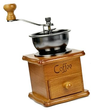 Macinacaffè manuale per macinazione precisa con anima in ceramica regolabile Macinino espresso per terreni grossolani o fini