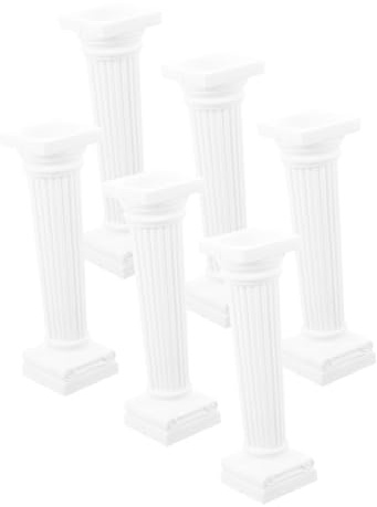 Didiseaon 6piezas Estatua De Columna Romana Decorativa para Fotografía y Decoración De Bodas Estilo Clásico Accesorio para Mesa y Escenarios De Presentación