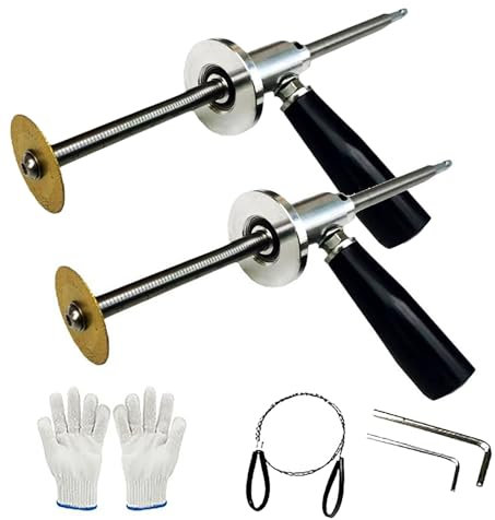 Tagliatubi interno in acciaio inox per PVC, strumento di profondità regolabile per trapani, ideale per tubi da 1-1/2 a 8 pollici