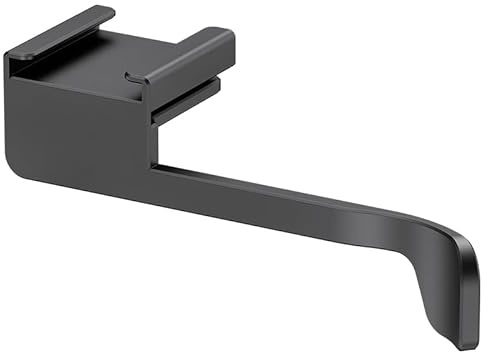 JJC Blitzschuh-Halterung aus Aluminiumlegierung, Daumen-Up-Griff für Fujifilm X halbe DSLR-Kamera-Handgriff, Blitzschuh-Abdeckung, extra Kaltschuh-Halterungsdesign – DGRAY