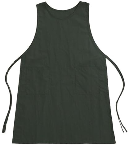 LAIOUSN Übergroße Schutzschürze mit wasserdichter Funktion, komfortables Design, verstellbare Passform für Köche, Künstler und den Heimgebrauch, wasserabweisende Backschürze, grün, Einheitsgröße