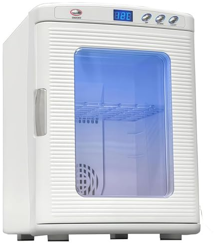 Incubatrice per rettili, capacità 25 l, mini incubatrice digitale con riscaldamento e raffreddamento 5-60 °C per piccoli rettili, stile armadio portatile