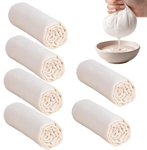 Tela de Queso para Colar 6 Piezas de Tela Fina Reutilizable