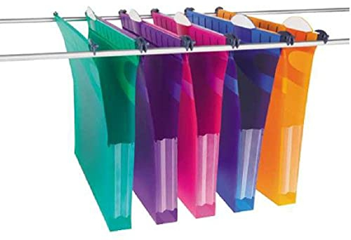 Rexel Multifile Extra 2102573 10er-Pack Hängemappen A4 mit V-Boden 30 mm in verschiedenen Farben, Polypropylen