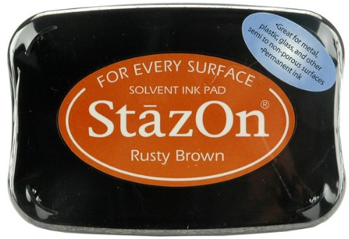 StazOn Solvent inkpad-rusty braun 1 PCS SKU # 630199 MA
