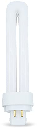 Technical Precision PL Lamp Bulb Quad CFL 18W 4 Pin Light Bulb Replacement for Commercial Electric 224-429 Double Twin Tube Compact Fluorescent 2700K Light Bulb with G24Q-2 4 Pin Base - 1 Pack