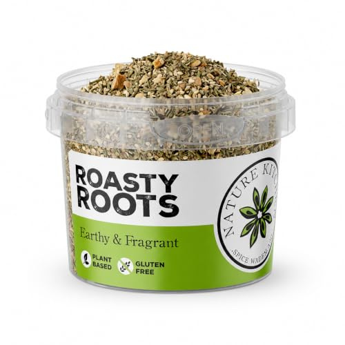 Nature Kitchen Roasty Roots Seasoning 50g Mild, Hand Blended Premium Vegetable Spice Mix, Gluten Free, Vegan Seasoning for Roasted Vegetables, Roots, Soups and Everyday Cooking