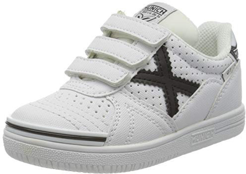 Munich Unisex niños G-3 Kid VCO Profit, Zapatillas de Deporte, Blanco Negro, 26 EU