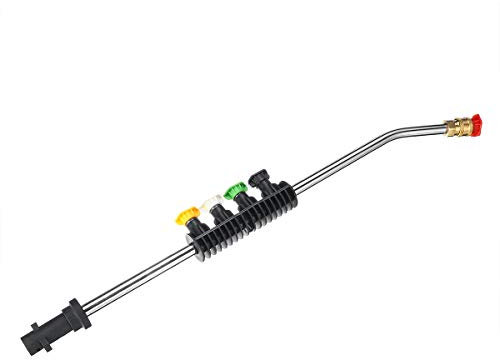 TuToy Jet Lance Düse Mit 5 Stück Quick Nozzle Tips Für Karcher K1-K7 Hochdruckreiniger