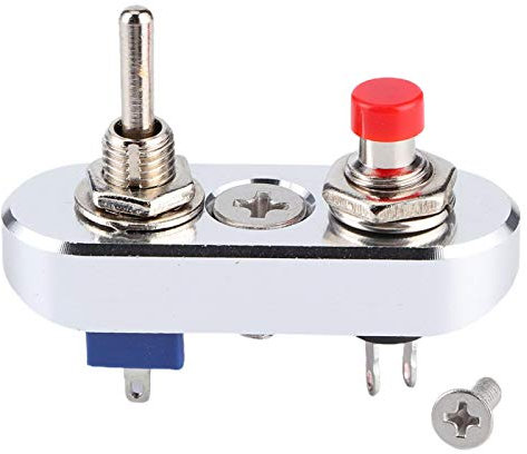 Selbstr¨¹cksetz-Kippschalter, Momentan-Druckknopf Selbstr¨¹cksetzschalter 3-polig 2 Positionen Kippschalter 220V 3A