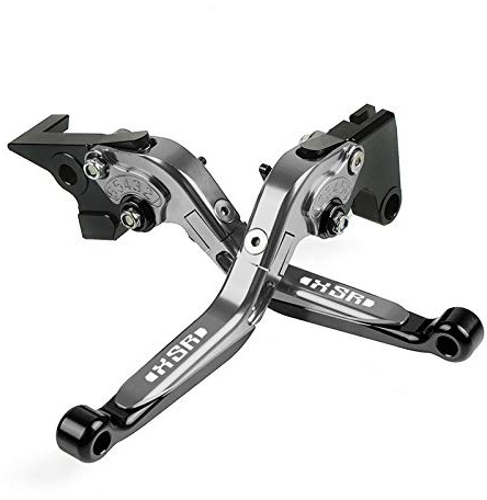 XSR 700 XSR 900 CNC Bremshebel Kupplungshebel Klappbar Ausziehbar Kupplung Bremshebel-Set Für XSR700 XSR900 ABS 2016-2020 Grau+Schwarz