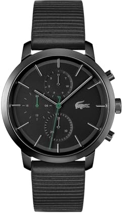 Lacoste Replay Collection analoge Multifunktions-Quarzuhr für Herren mit Edelstahl- oder Lederarmband
