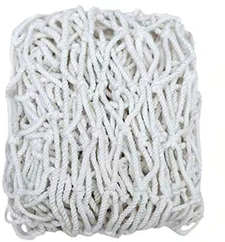 MLYY Anhängernetz Ladungssicherungsnetz Gepäcknetz Groß Ladenetz für Pritschenwagen, Weiß Universell, stark, langlebig, UV-beständig Dekoratives Hängemattennetz, 5 m/ 10 m/ 15 m/ 20 m breit