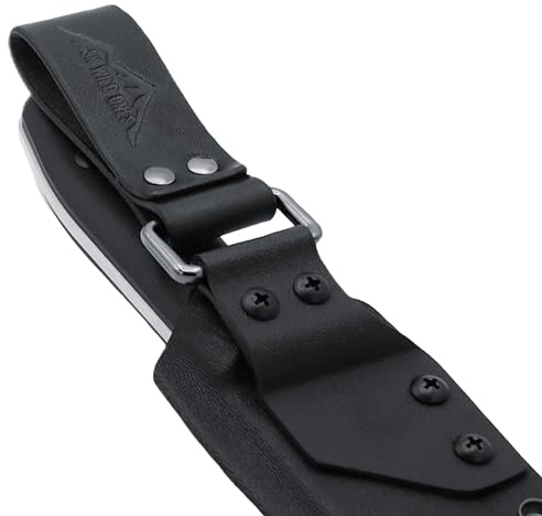 SK Wild Ones® Kydex G10 Outdoor Survival Bushcraft Chasse Full Tang Couteau 23 cm, étui fourreau et acier à feu, kit de pierre à aiguiser