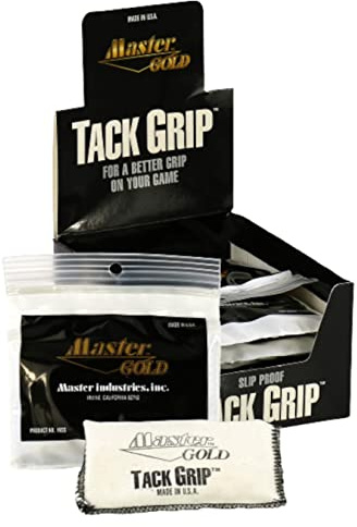EMAX | Master Gold – Tack Grip | Rosin Bag Griffpuder | Chalk Pulver für den perfekten Grip | Hand Conditioner für Bowling, Golf, Dart, Basketball | Antirutsch für erhöhten Sport Grip - 12 Beutel