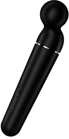 Satisfyer Planet Wand-er Massagestab | 60 Vibrationsmodi | Erotik | 30,5 cm | Massagegerät stark & leise | Nacken Schulter Rücken | 30,5 cm Vibrator Sex-Spielzeug in Schwarz | Sex Spielzeug für Frauen