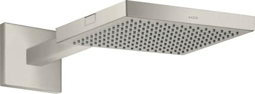 hansgrohe AXOR Starck ShowerCollection 24 x 24 1jet Kopfbrause mit Brausearm, 10925800, Farbe: Edelstahl Optic