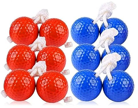 JurciCat Ladder Golf 6 Set Ladder Golf Balls Outdoor Throwing Game för barn Lämplig för inomhus- och utomhusbruk Game Ball Set