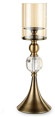 Kerzenhalterhalter Hardware Candlestick Stand Romantische Kerzenlicht Abendessen Requisiten Modern Minimalistisches Wohnzimmer Tischdekoration Ornamente Kandelaber (Size : Small)