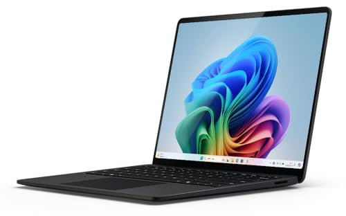 Microsoft Surface Laptop | Copilot+ PC | 13.8” Touchscreen | Snapdragon® X Elite | 16GB RAM | 1TB SSD | Ultimo modello, 7a edizione | Nero