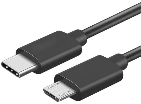 USB Type C to Micro USB Short Cable Compatible with Samsung Galaxy,Apple MacBook,HTC,Huawei,Moto,Nokia,LG.etc (50cm)