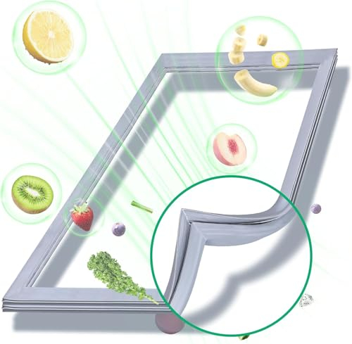 MEILYA Tira De Sellado Universal Personalizada para Puerta De Refrigerador,Piezas De Refrigerador De Cualquier Tamaño,Blanco