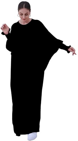 Zofocy Muslim Prayer Abaya Islamic Women Lightweight Maxi Dress Long Sleeve Ladies Dubai Kaftan