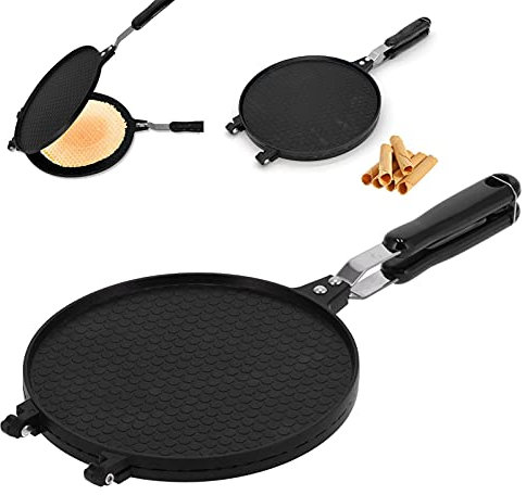 Waffle Cone Maker, Nonstick Ice Cream Cone Maker, Waffle Maker Baking Pan, Household Waffle Bowl Maker, Cake Griddle Egg Roll for Kitchen Cake Baking Tool