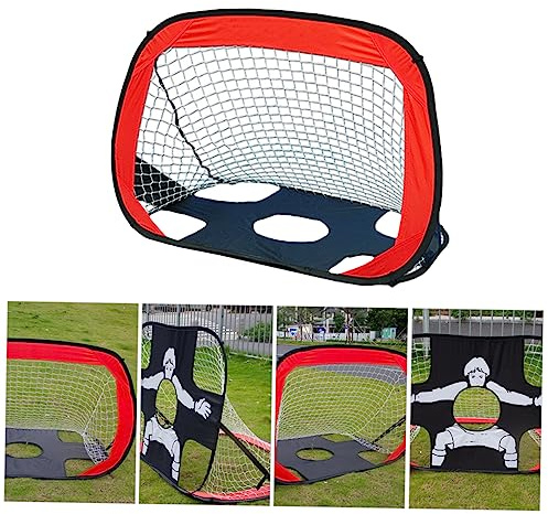 Milisten Junge Mädchen-fußballtor-Set Tragbares Fußballtor Aus Stoff Für Garten Strand Und Park Geeignet Für Drinnen Und Draußen Spielen