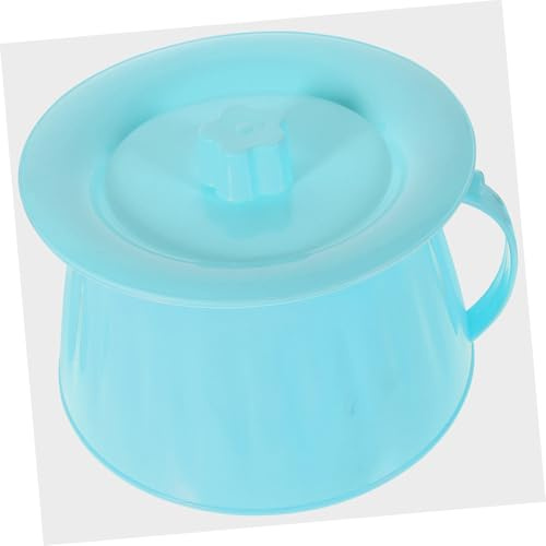 LOLIPPYY Mobile Toilet Bowl Toilet Potty Urine Bottle Portable Urinal Unisex Bedside Chamber Pot Stool Collapsible Pee Container Men Camping Bucket Pp Blue
